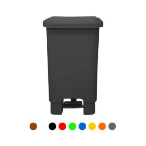 Lixeira com pedal para alojamento de 50 litros