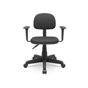 cadeira secretária com braços NR 17 ergonômica para escritório