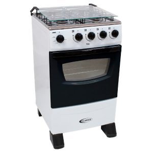Fogão 4 bocas em inox com acendimento manual para alojamento NR 18