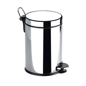 Lixeira de Inox 12 Litros com Cesto para Empresas em ambientes corporativos e escritórios.