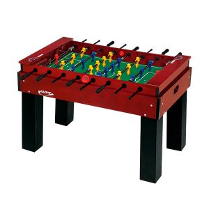 Mesa de Pebolim Profissional para Áreas de Vivência, em madeira maciça com caixa dupla, promovendo bem-estar e interação em espaços corporativos B2B.