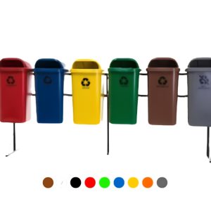 Kit Lixeiras para Coleta Seletiva em Refeitórios
